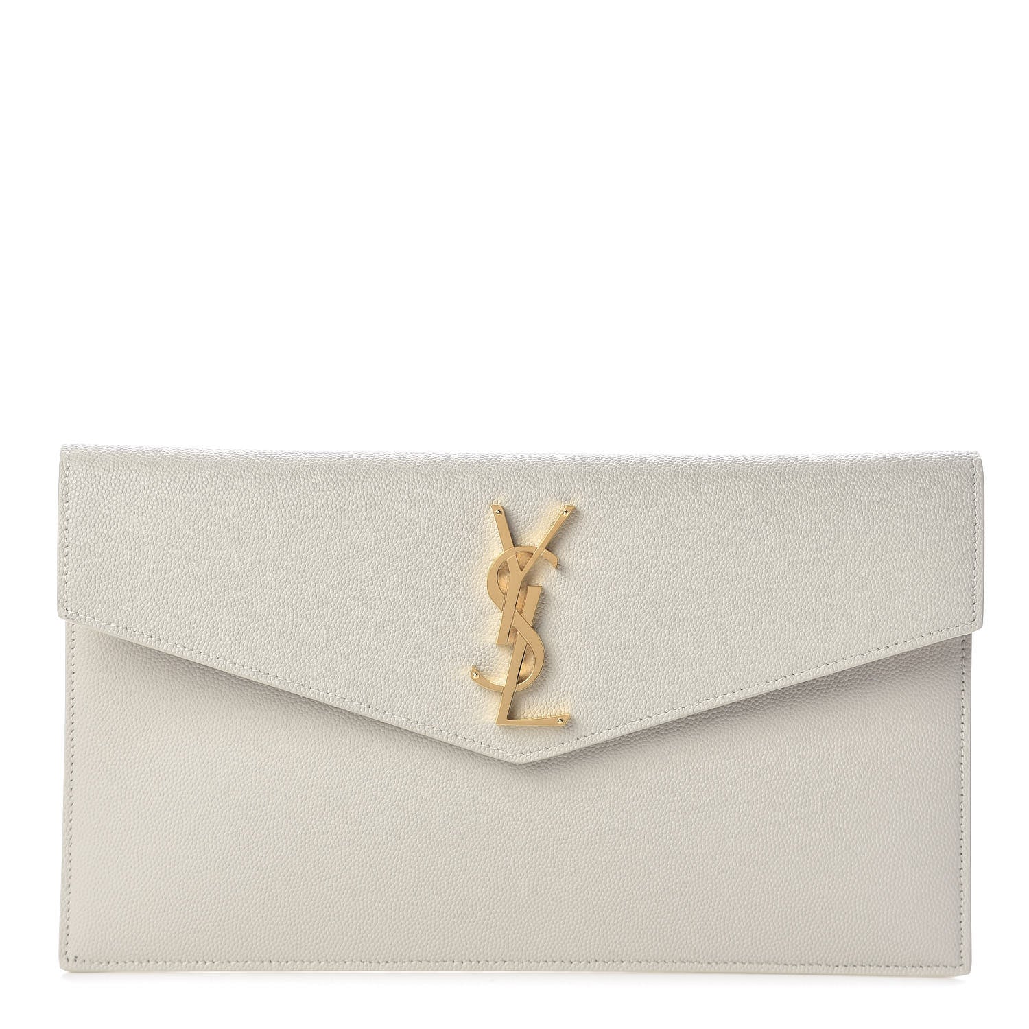 Saint Laurent Grain De Poudre Uptown Pouch Crema Soft 1 of 6
