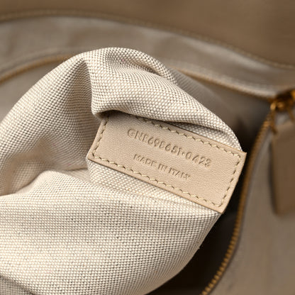 Saint Laurent Nubuck Suede Quilted Maxi Icare Shopping Tote Beige 8 of 14