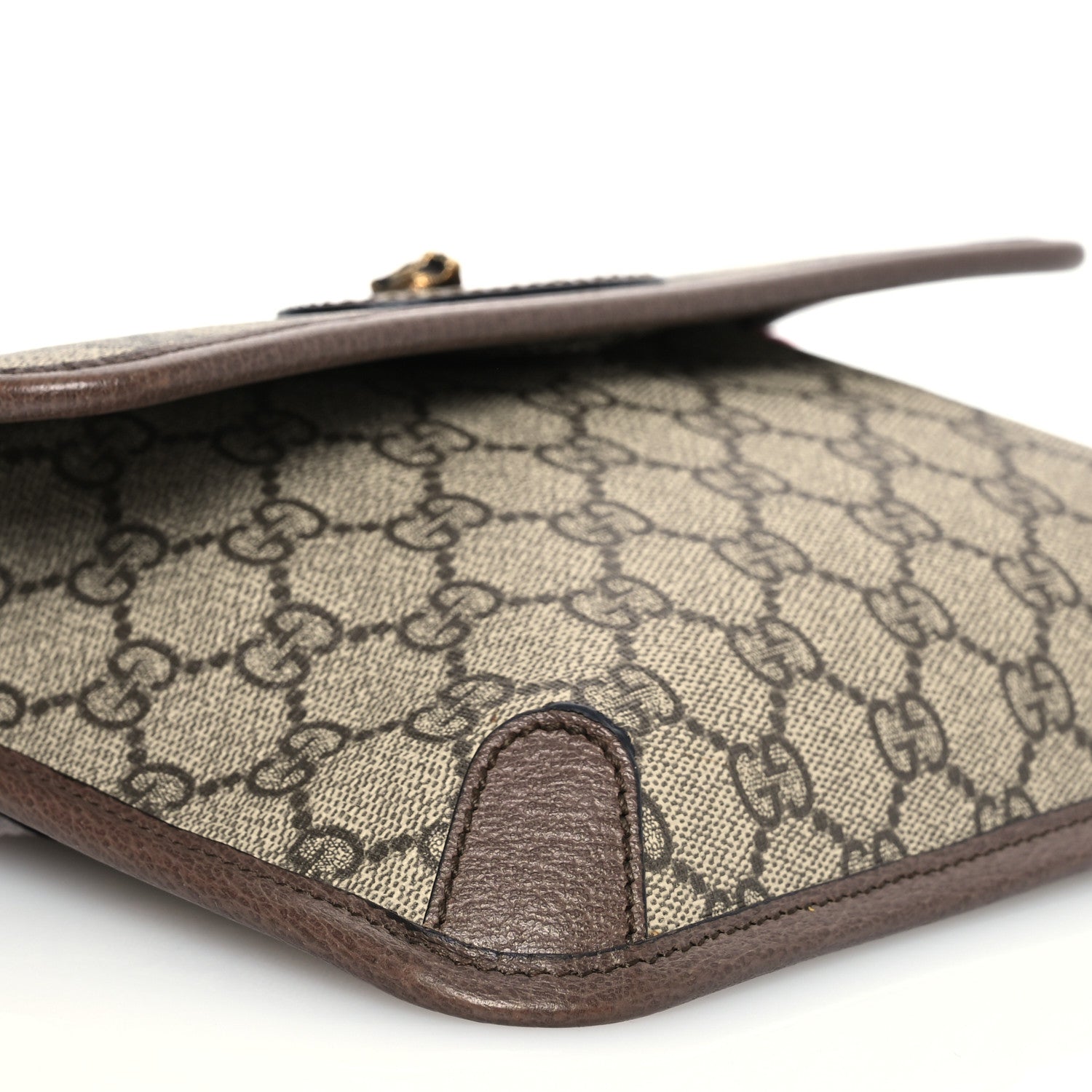 Gucci GG Supreme Monogram Neo Vintage Web Belt Bag Brown 9 of 15