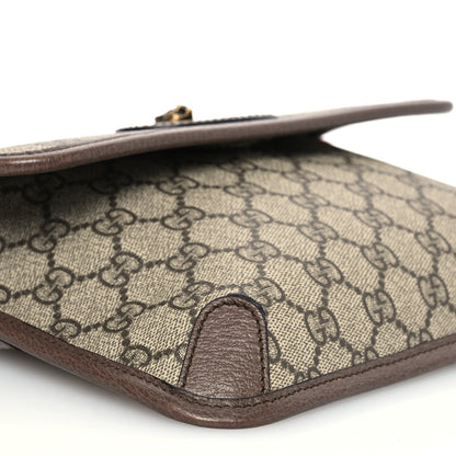 Gucci GG Supreme Monogram Neo Vintage Web Belt Bag Brown 9 of 15