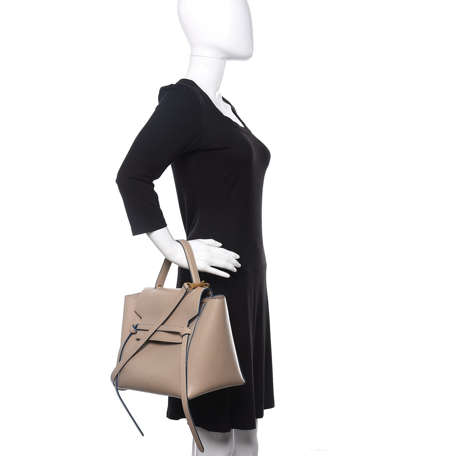 Celine Smooth Calfskin Mini Belt Bag Light Taupe 2 of 20