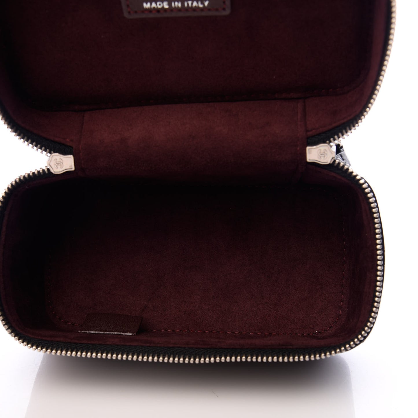 Lambskin Quilted Watch Case Black