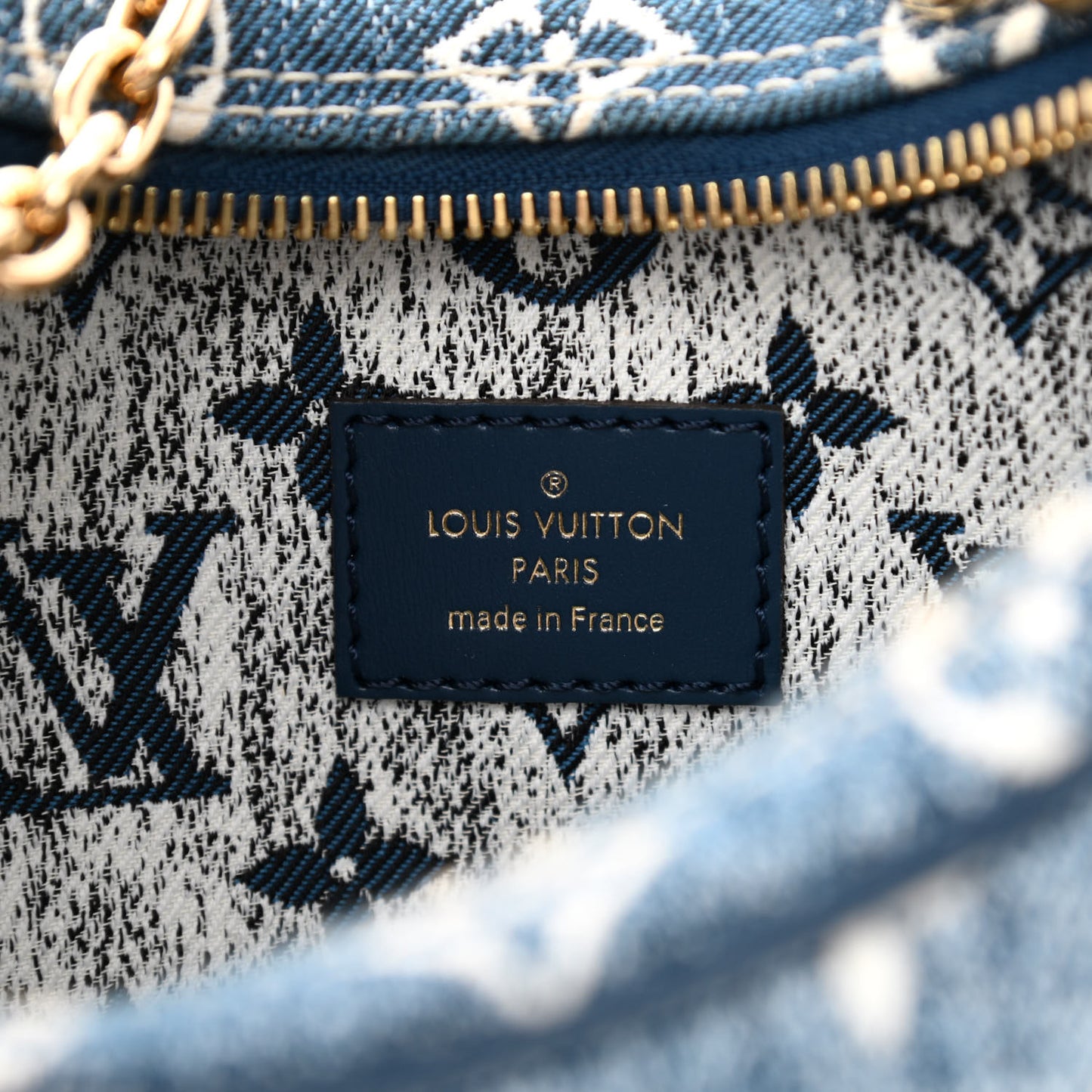 Monogram Jacquard Denim Loop Bleu