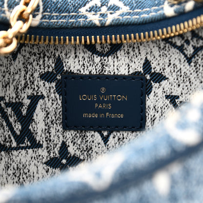 Louis Vuitton Monogram Jacquard Denim Loop Bleu 6 of 9