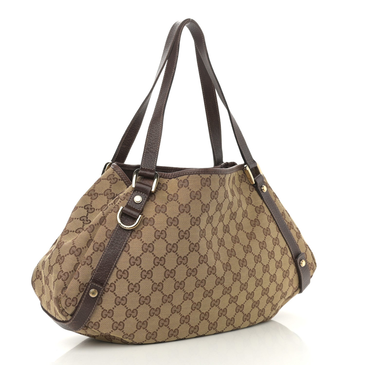 Gucci Monogram Medium Abbey Shoulder Bag Dark Brown 3 of 18