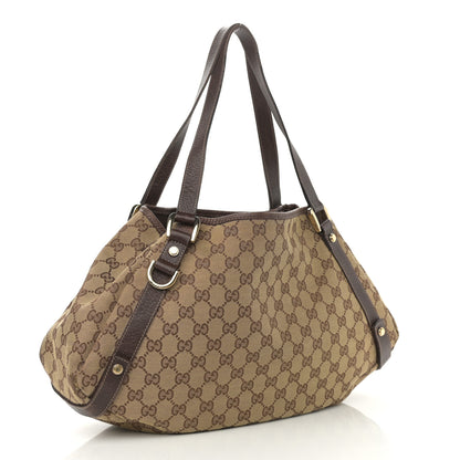 Gucci Monogram Medium Abbey Shoulder Bag Dark Brown 3 of 18