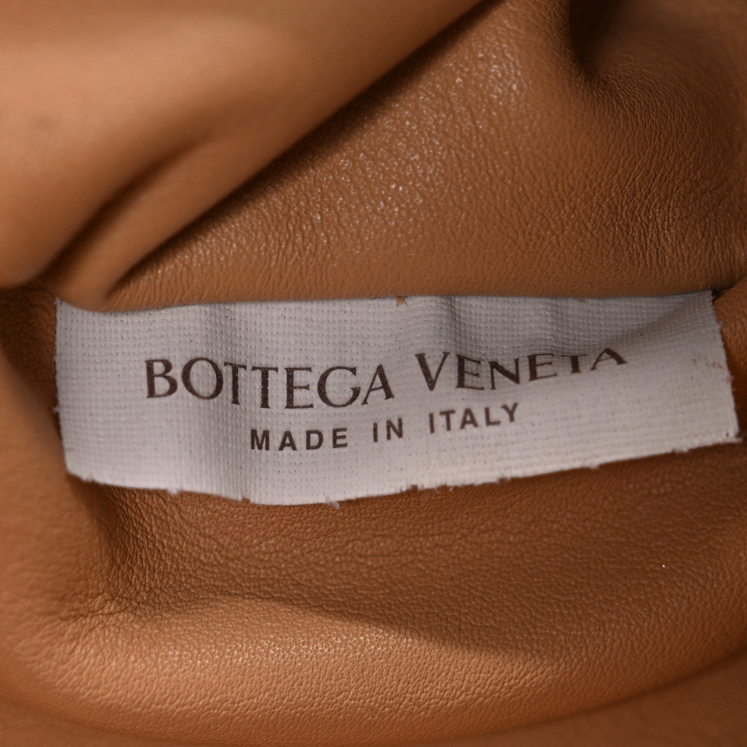 Bottega Veneta Calfskin Teen Pouch Almond 1880042 – FASHIONPHILE