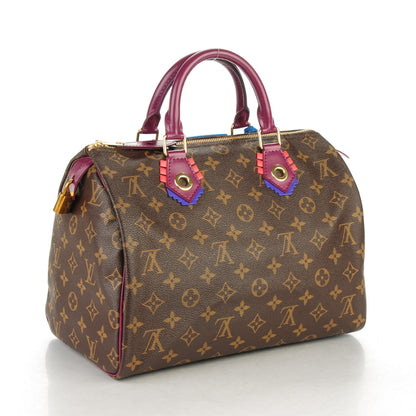 Louis Vuitton Monogram Totem Speedy 30 Magenta 3 of 7