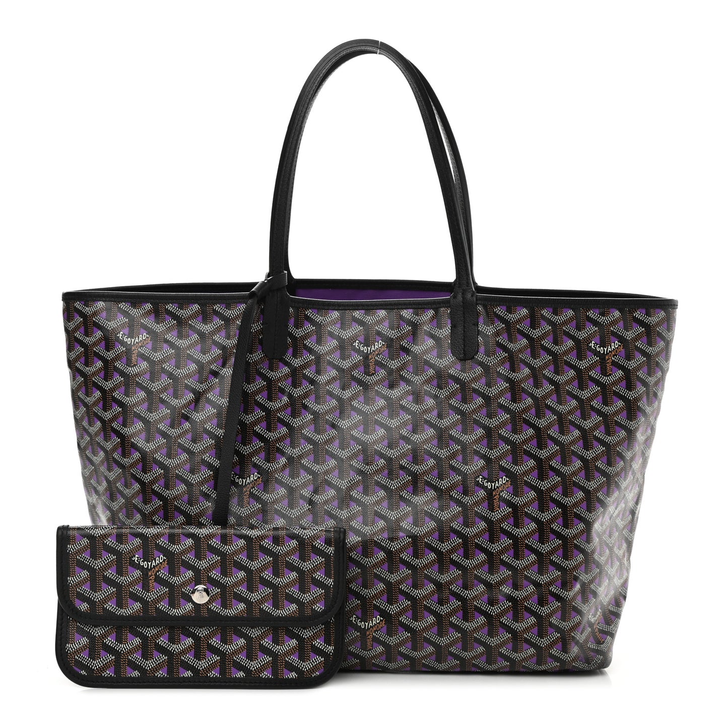 Goyardine Saint Louis Claire Voie PM Black Violet