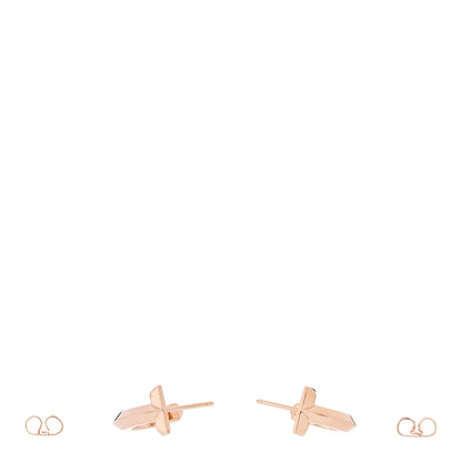 Tiffany 18K Rose Gold T1 Hoop Earrings 3 of 5