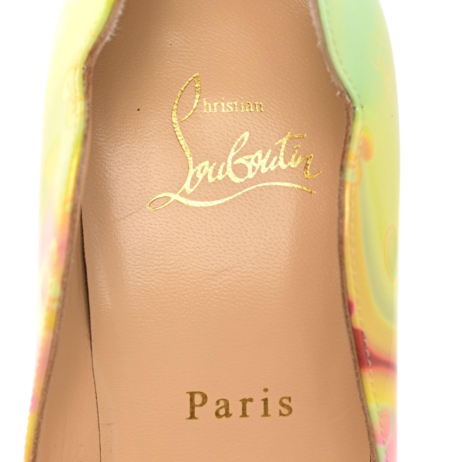 Christian Louboutin Patent Loubi Marble Hot Chick 100 Pumps 39 Multicolor 7 of 9