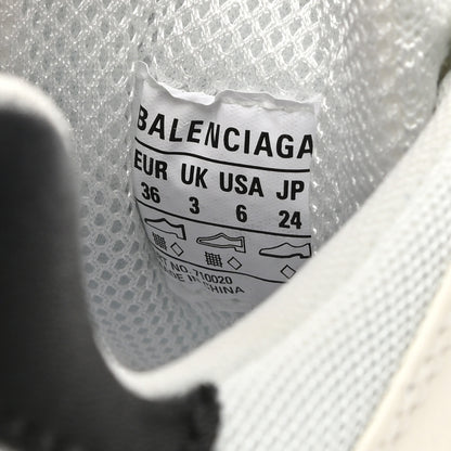 Balenciaga X ADIDAS Fabric Mesh Womens Triple S Sneakers 36 White Black Light Grey Grey 8 of 8