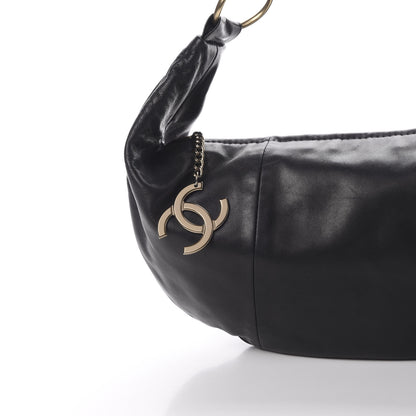 Chanel Lambskin Small Chain Hobo Black 8 of 10