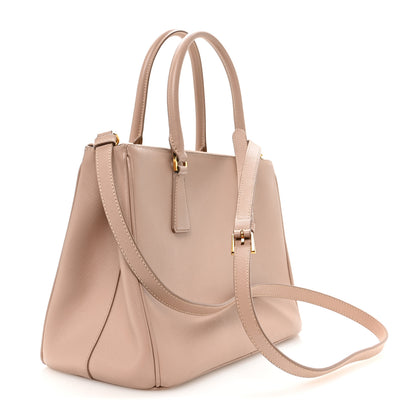 Prada Saffiano Small Galleria Double Zip Tote Cammeo 2 of 10