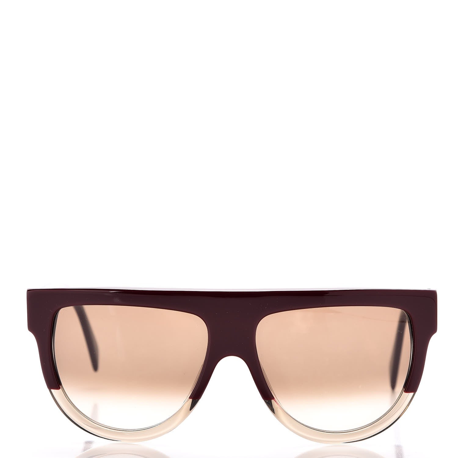 Celine Shadow Sunglasses CL 41026/S Burgundy 4 of 7