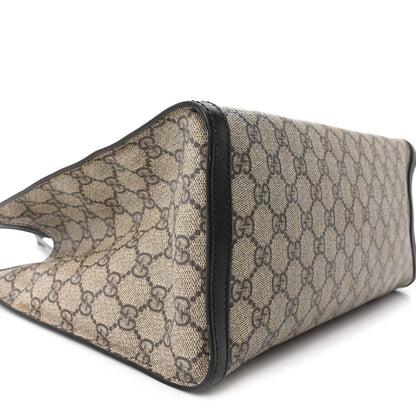 Gucci GG Supreme Monogram Medium Padlock Tote Black 9 of 10