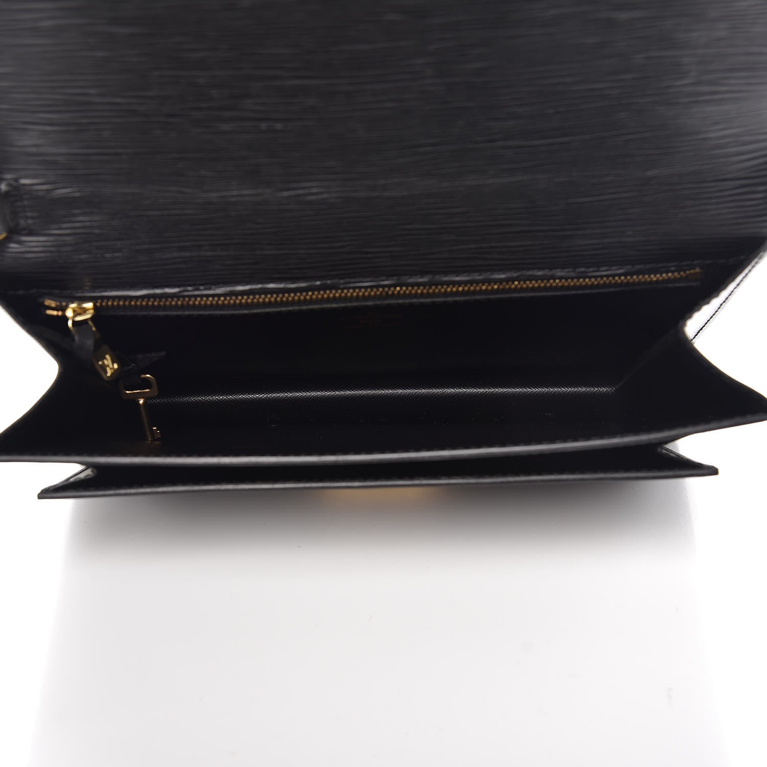 Louis Vuitton Epi Pochette Sellier Dragonne Clutch Black 5 of 10