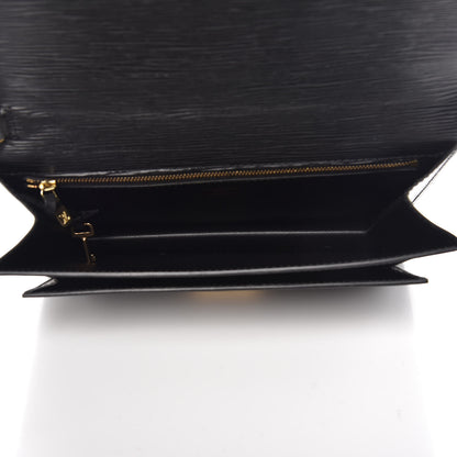 Louis Vuitton Epi Pochette Sellier Dragonne Clutch Black 5 of 10