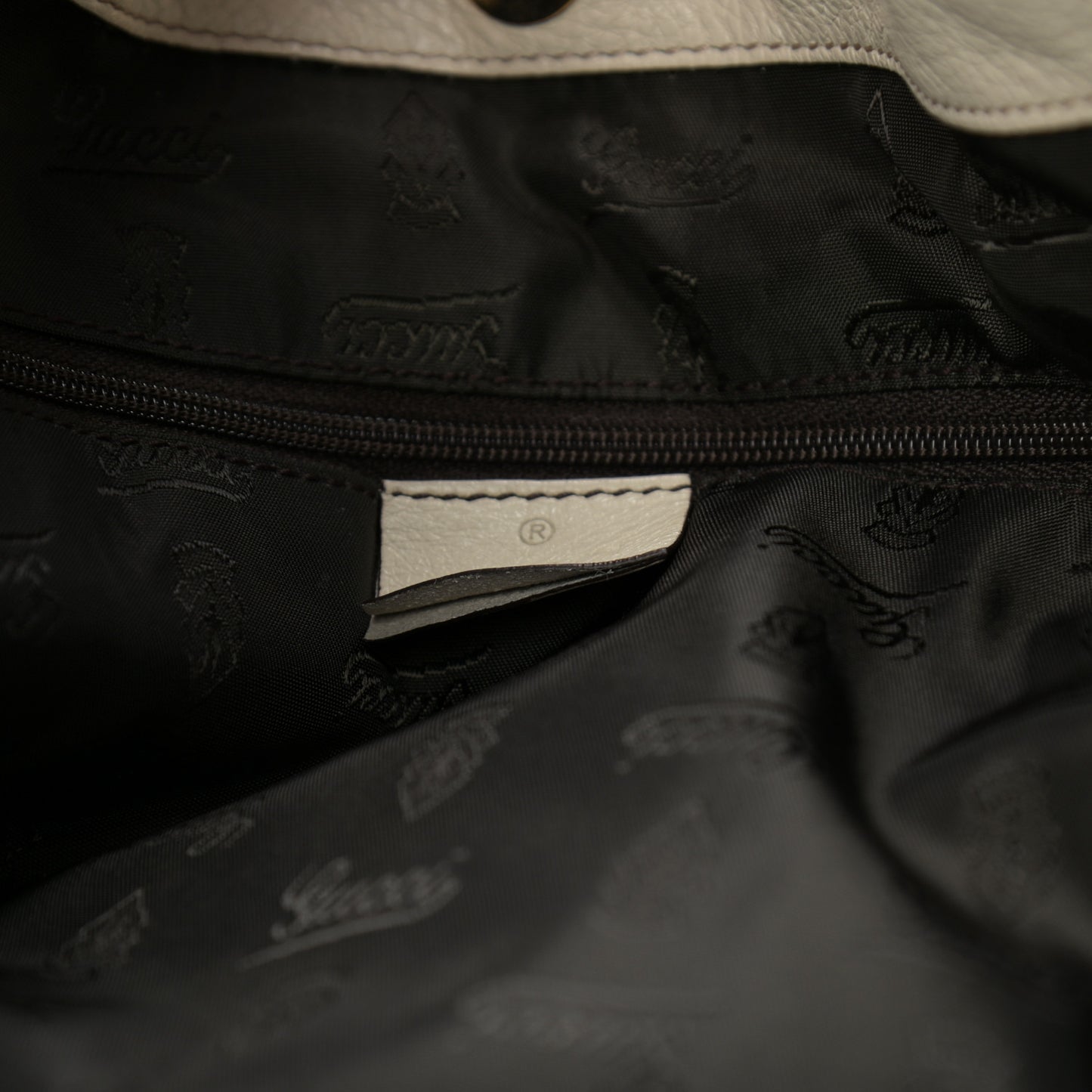 Monogram Large Tribeca Tote Off White