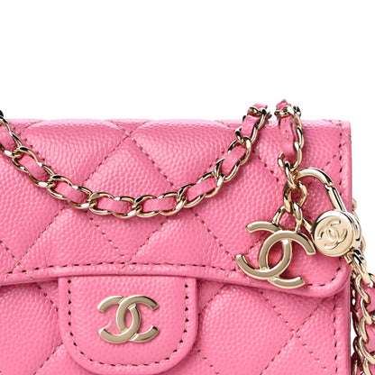 Chanel Caviar Quilted Belt Bag Pink 9 of 11