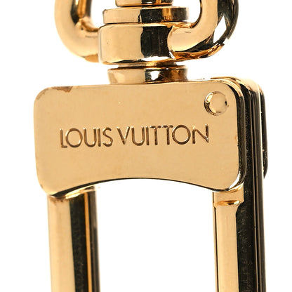 Louis Vuitton Metal Lambskin Enamel Very Bag Charm Key Holder Black 3 of 5