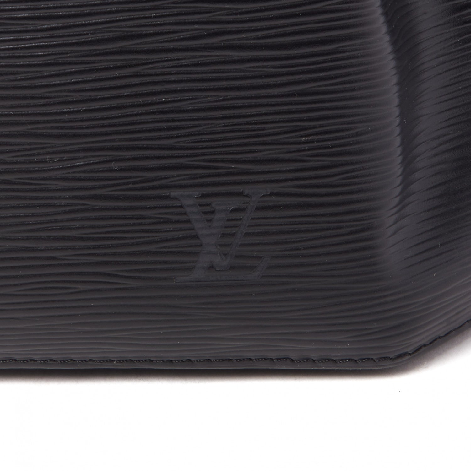 Louis Vuitton Epi Sac a Dos Drawstring Bag Black 8 of 9