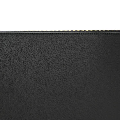 Gucci Calfskin Horsebit 1955 Wristlet Pouch Black 8 of 11