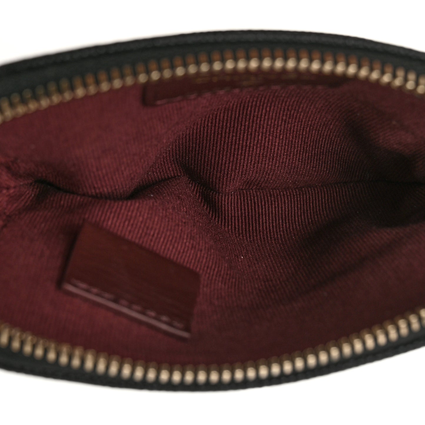 Caviar Quilted Zip Card Holder Wallet Black