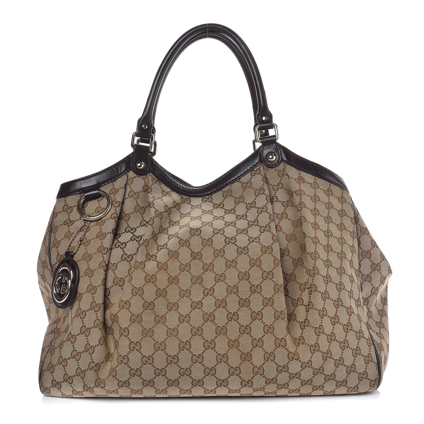 Monogram Large Sukey Tote Dark Brown