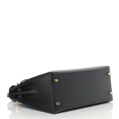 Hermes Epsom Kelly Sellier 28 Black 4 of 15