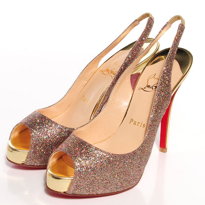 Christian Louboutin Glitter No Prive 120 Pumps 36.5 Multicolor 3 of 7
