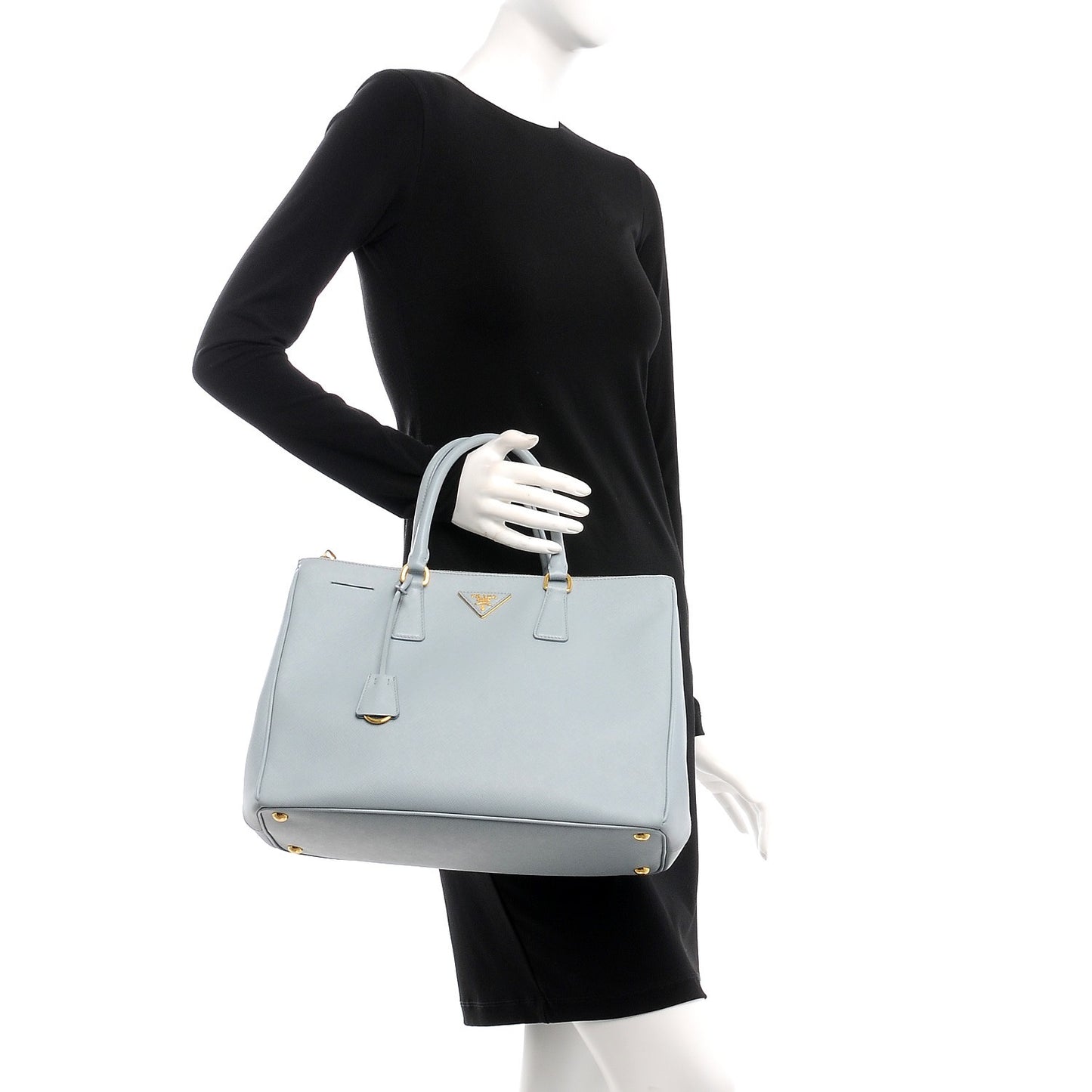 Saffiano Large Galleria Double Zip Tote Lago