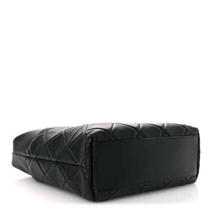 Chanel Calfskin Quilted Close To Me Hobo Black 4 of 10
