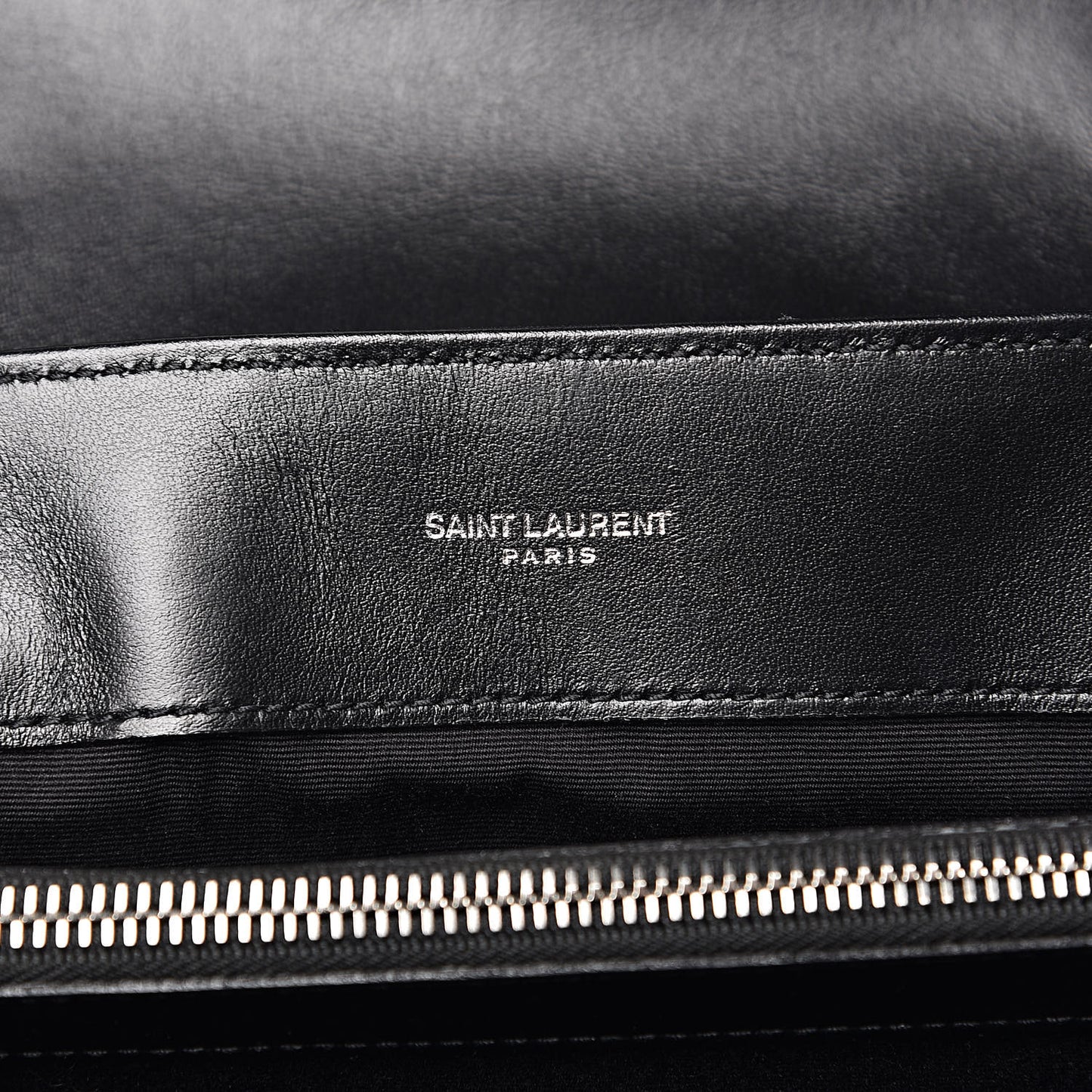 Calfskin Y Quilted Monogram Medium Loulou Chain Satchel Black