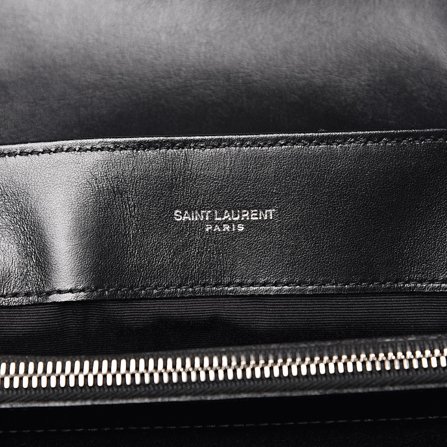 Saint Laurent Calfskin Y Quilted Monogram Medium Loulou Chain Satchel Black 8 of 11