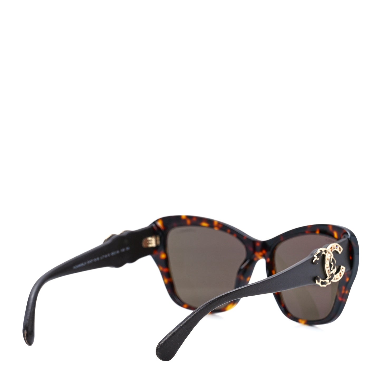 Acetate Lambskin CC Sunglasses 5457-Q-B Tortoise