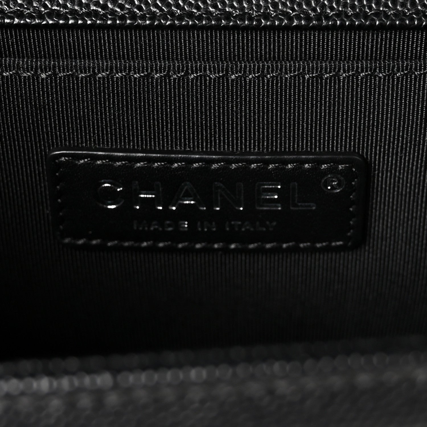 Chanel Caviar Quilted Medium Boy Flap Black 6 of 10