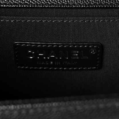 Chanel Caviar Quilted Medium Boy Flap Black 6 of 10