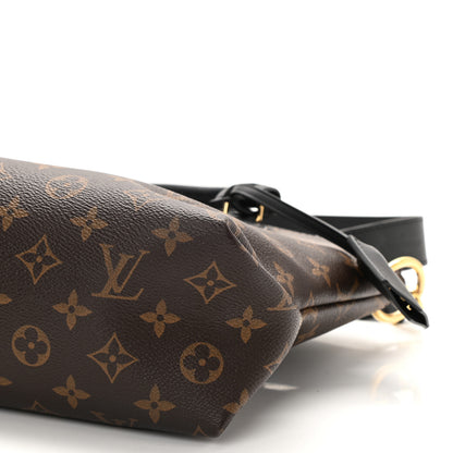 Louis Vuitton Monogram Flower Zipped Tote PM Black 8 of 8