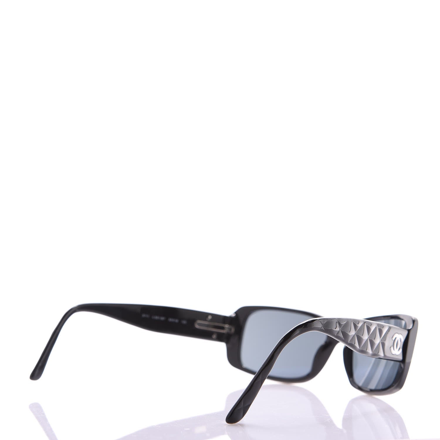 Chanel Camellia CC Sunglasses 5111 Black 4 of 7