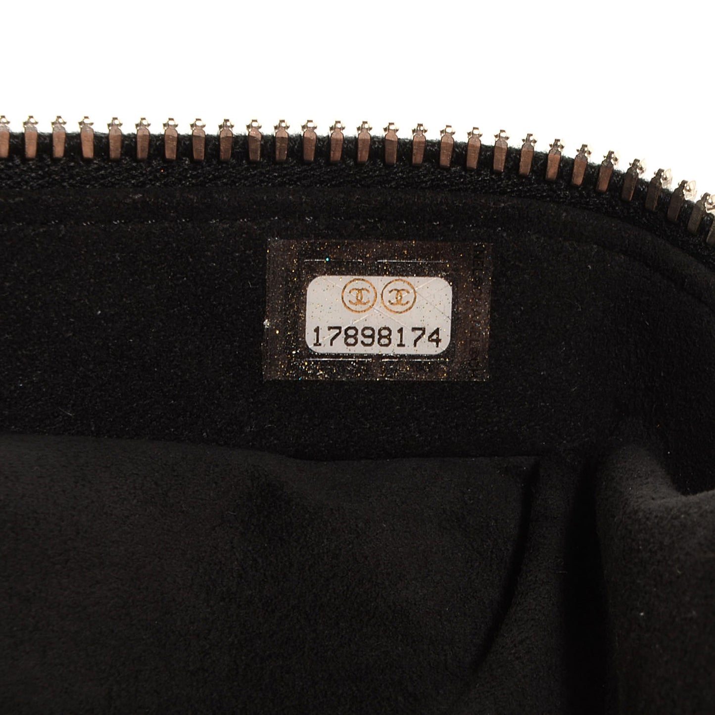 Lambskin Quilted Jewelry Case Black