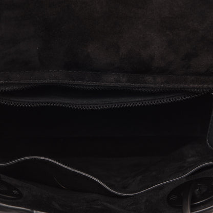 Christian Dior Matte Calfskin Cannage Studded Medium Supple Lady Dior Ultra Black 6 of 12