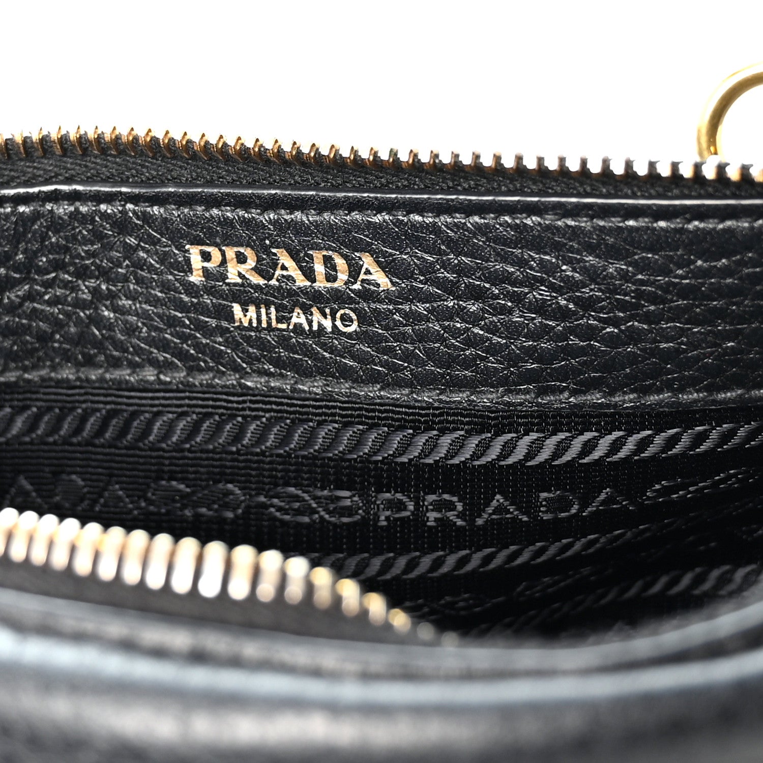 Prada Vitello Daino Small Belt Bag Black 5 of 9