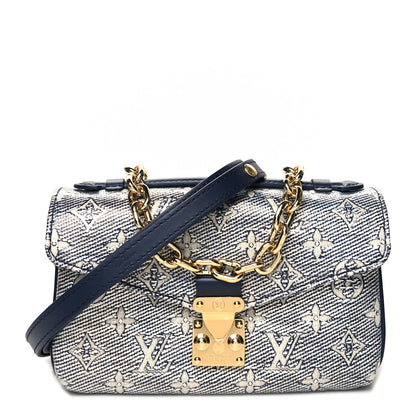 Louis Vuitton Monoglam Pochette Metis East West Blue 1 of 11
