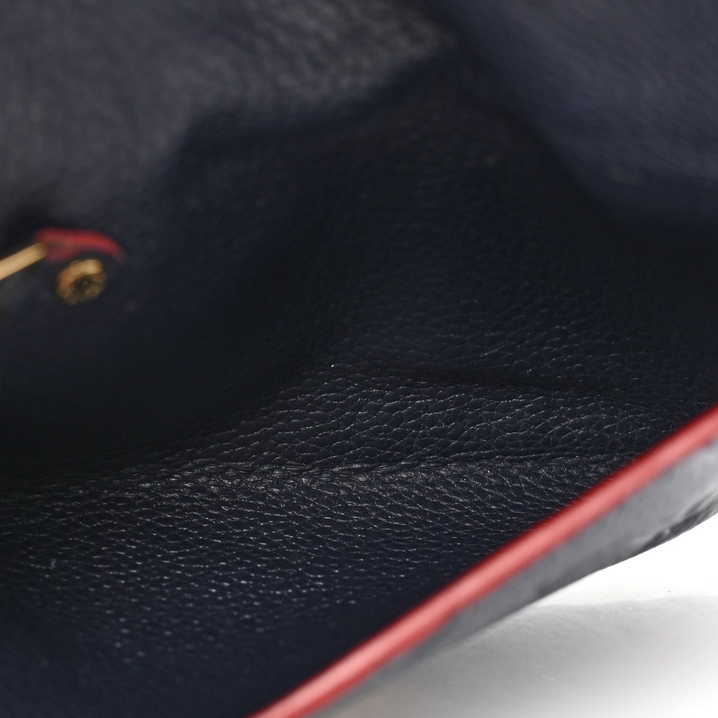 Empreinte Key Pouch Marine Rouge