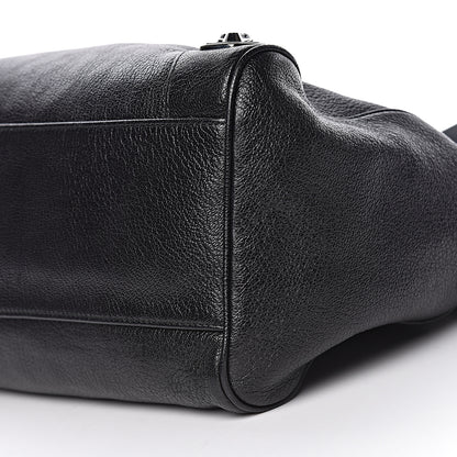 Balenciaga Chevre Silver Metallic Edge Hardware Velo Black 11 of 12