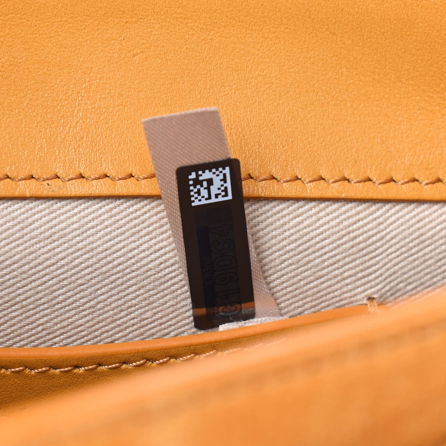 Calfskin Small Tess Bag Burning Camel