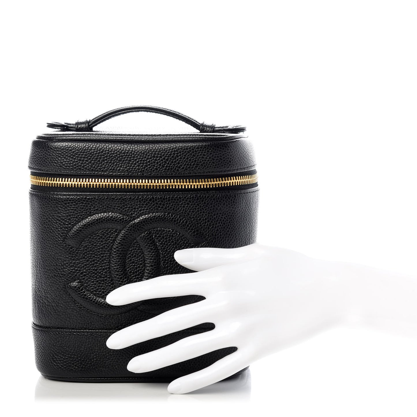 Caviar Cosmetic Vanity Bag Black