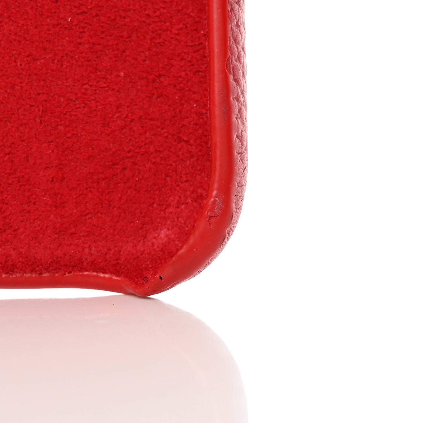 Calfskin Monogram iPhone 11 Pro Max Bumper Scarlet