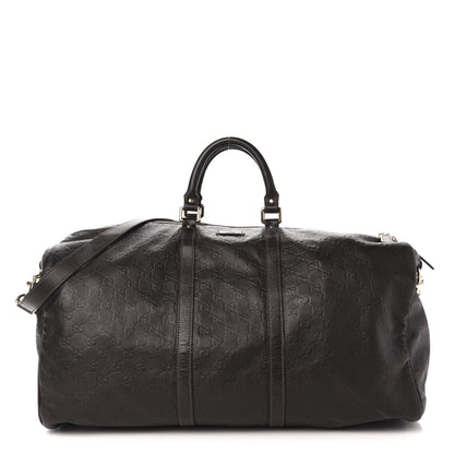 Gucci Guccissima Large Carry On Duffle Chocolate 1 of 15